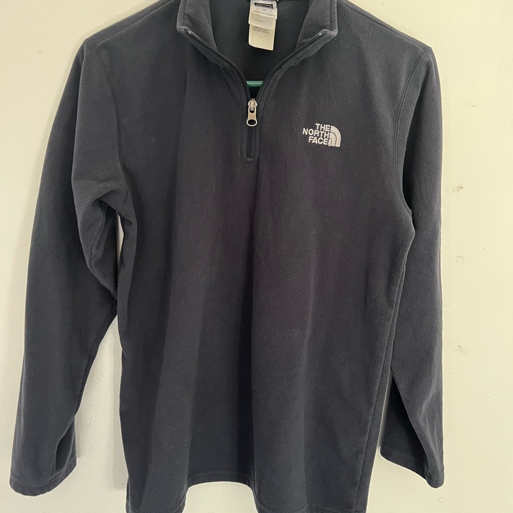 North face navy blue quarter zip